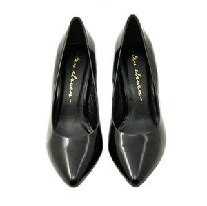 Rhea Pianoblack 100% Handmade leather high heels